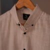 Light Brown and White Stripe Shirt